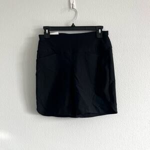 NWT Lady Hagen Black 7" Tummy Control Pull-On Short S Shapewear